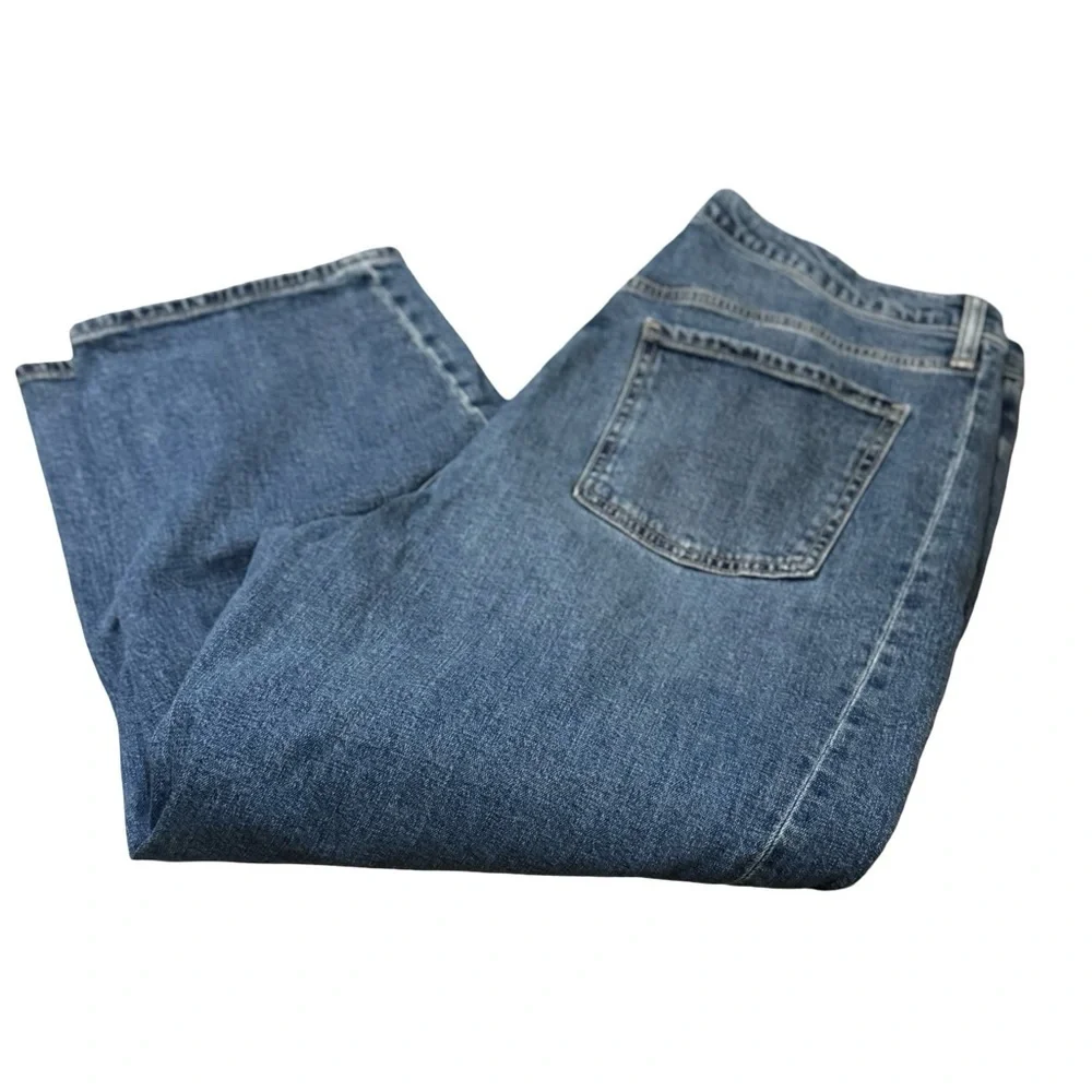 Old Navy Barrel Blue Denim Jeans 16 Worn twice